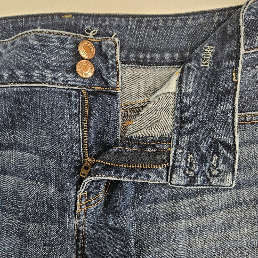 American Eagle Outfitters Artist cut-off denim jean shorts women's size … - Picture 8 of 11